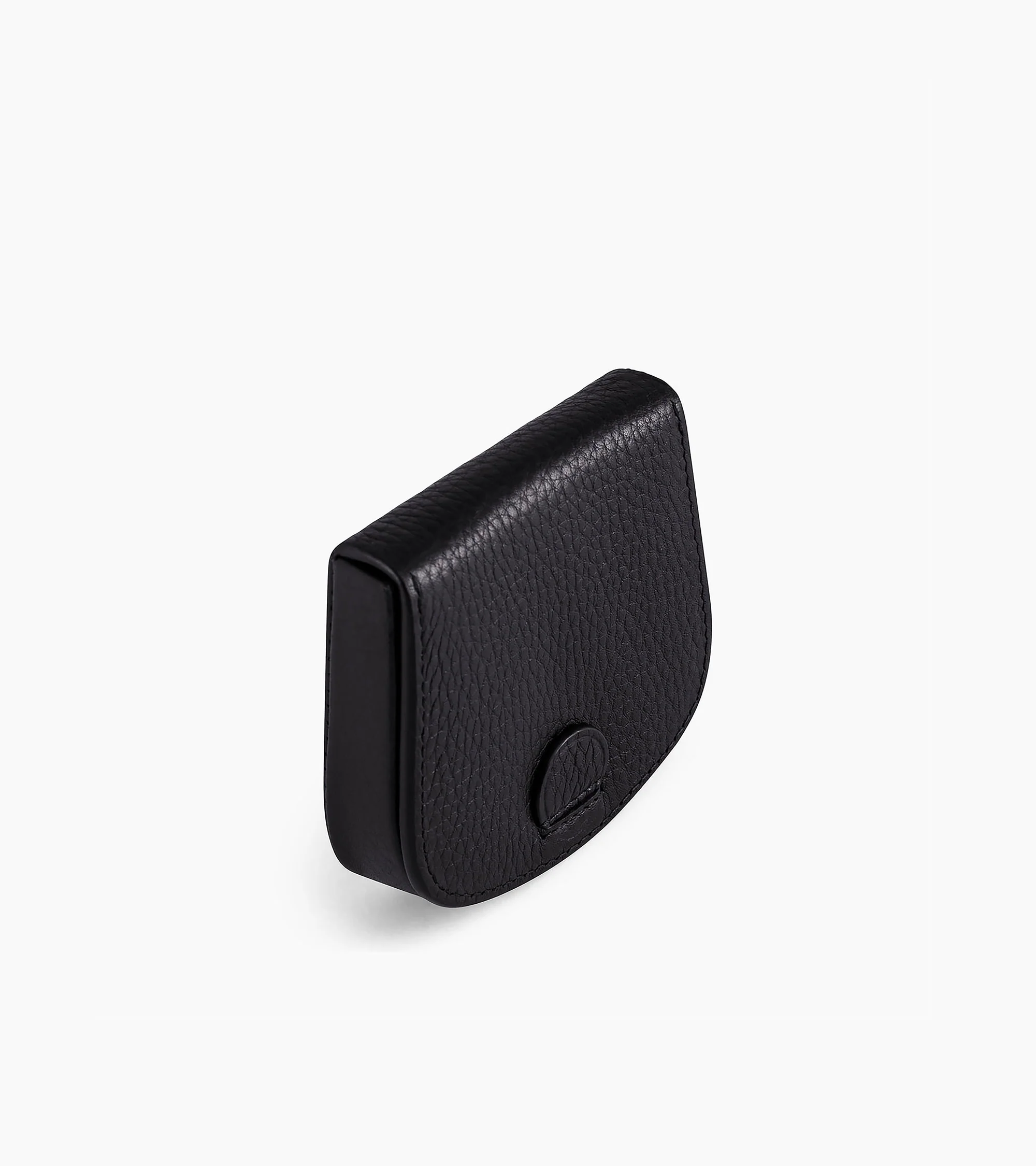 Charles bowl coin purse in grained leather - Image 3