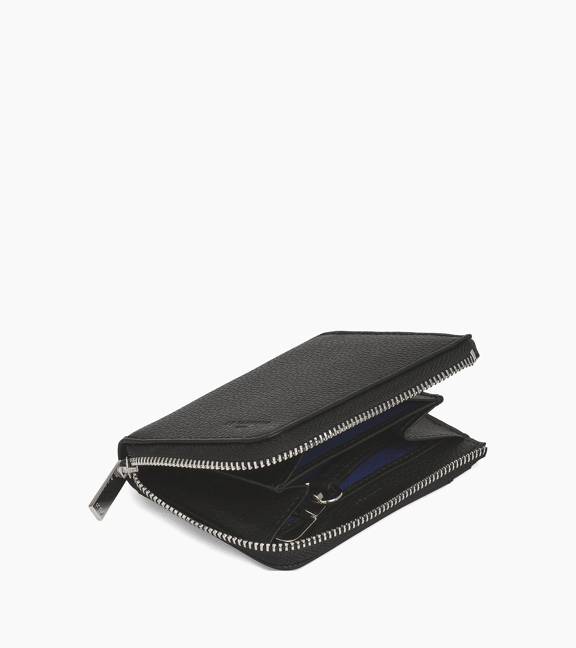 Charles L-zip coin purse in grained leather - Image 3