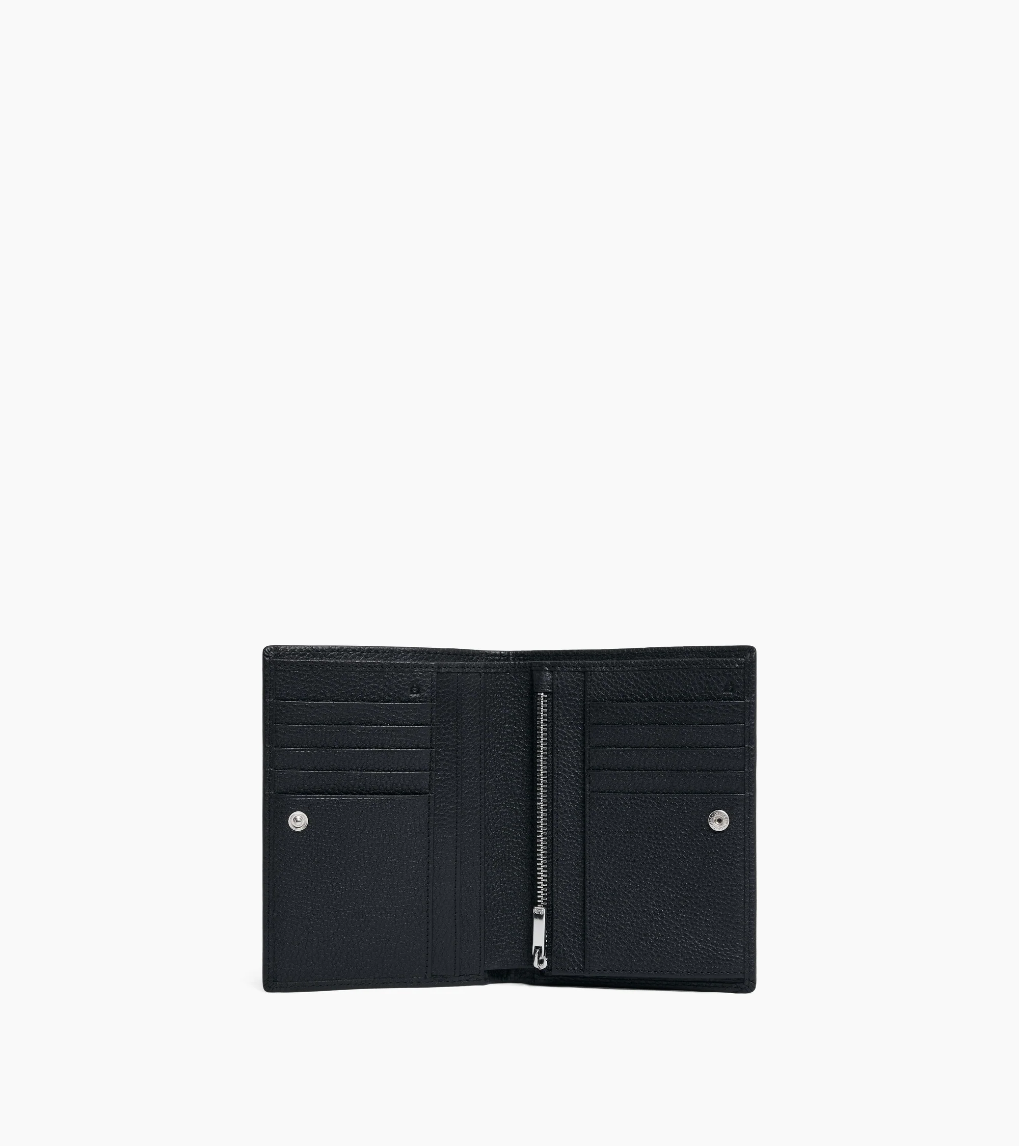 Charles large zipped wallet in grained leather - Image 3