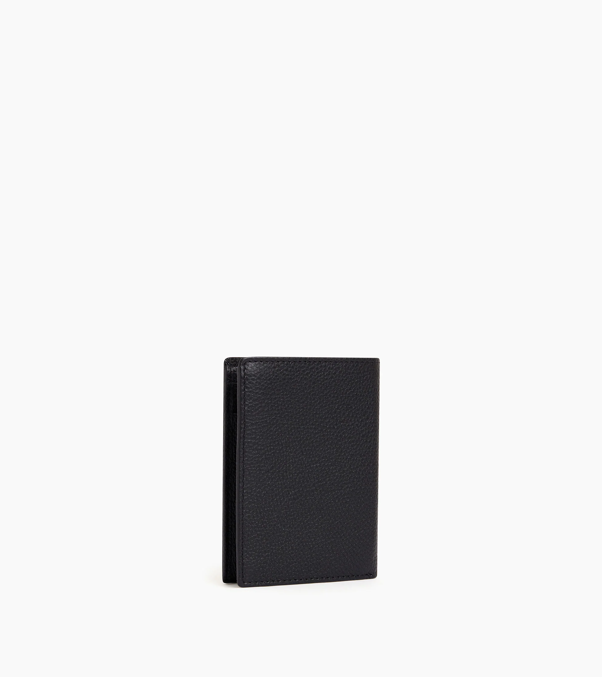 medium-sized, zipped wallet with 2 gussets in grained leather - Image 4