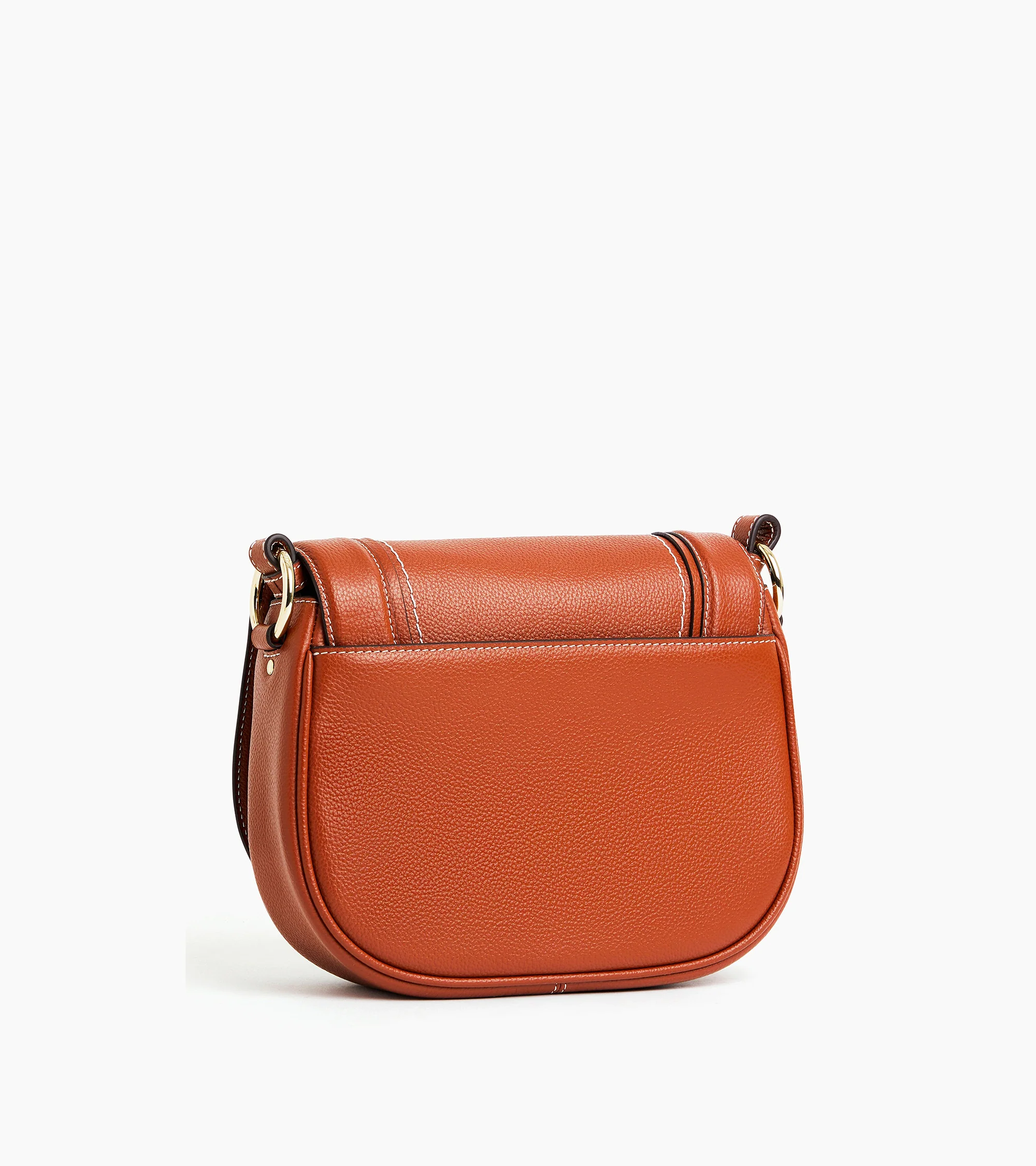 Ella medium crossbody bag in grained leather - Image 4