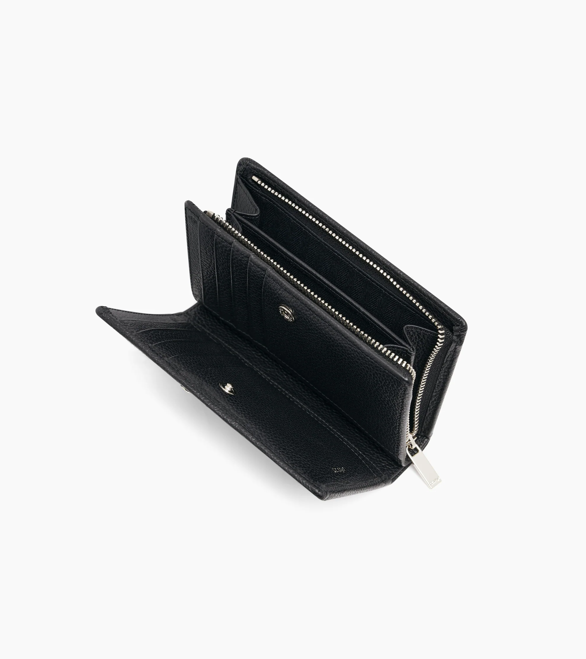 Ella medium wallet in grained leather - Image 4