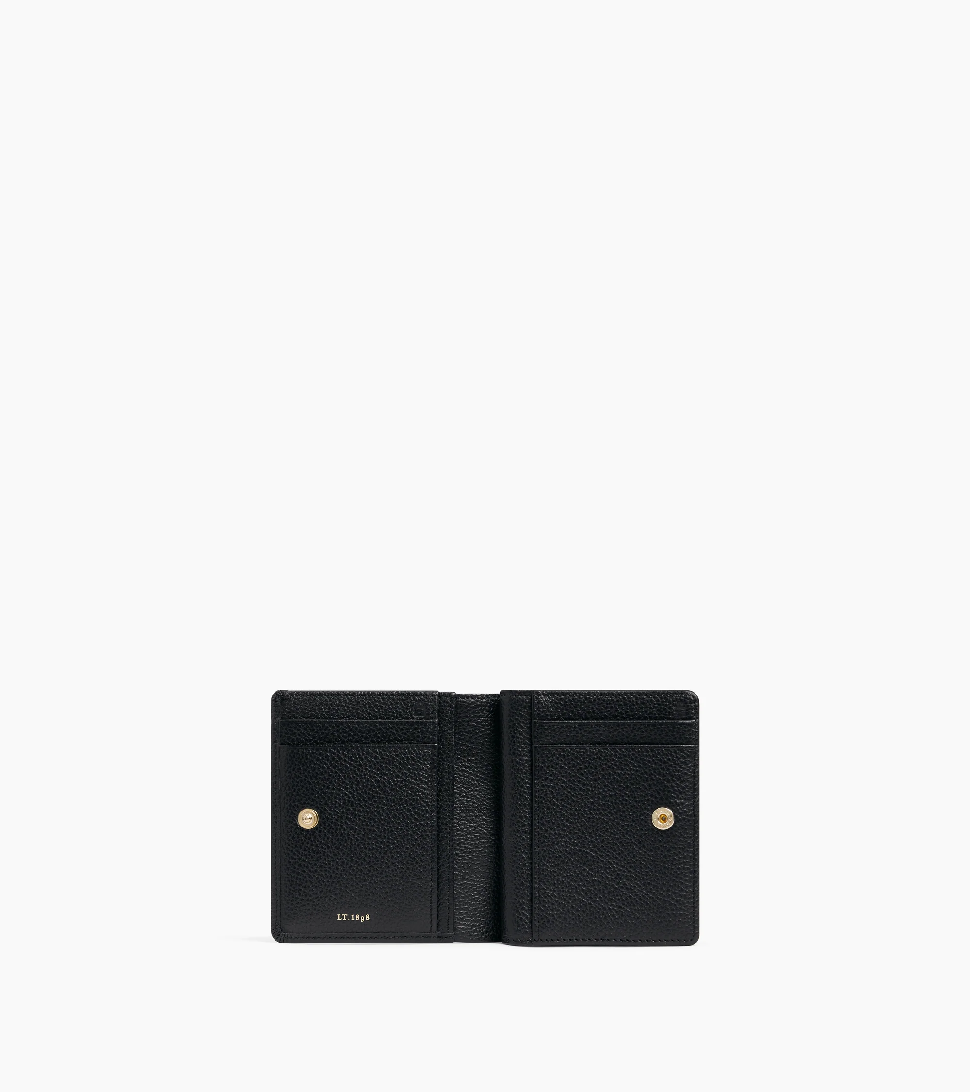 Ella small wallet in grained leather - Image 3