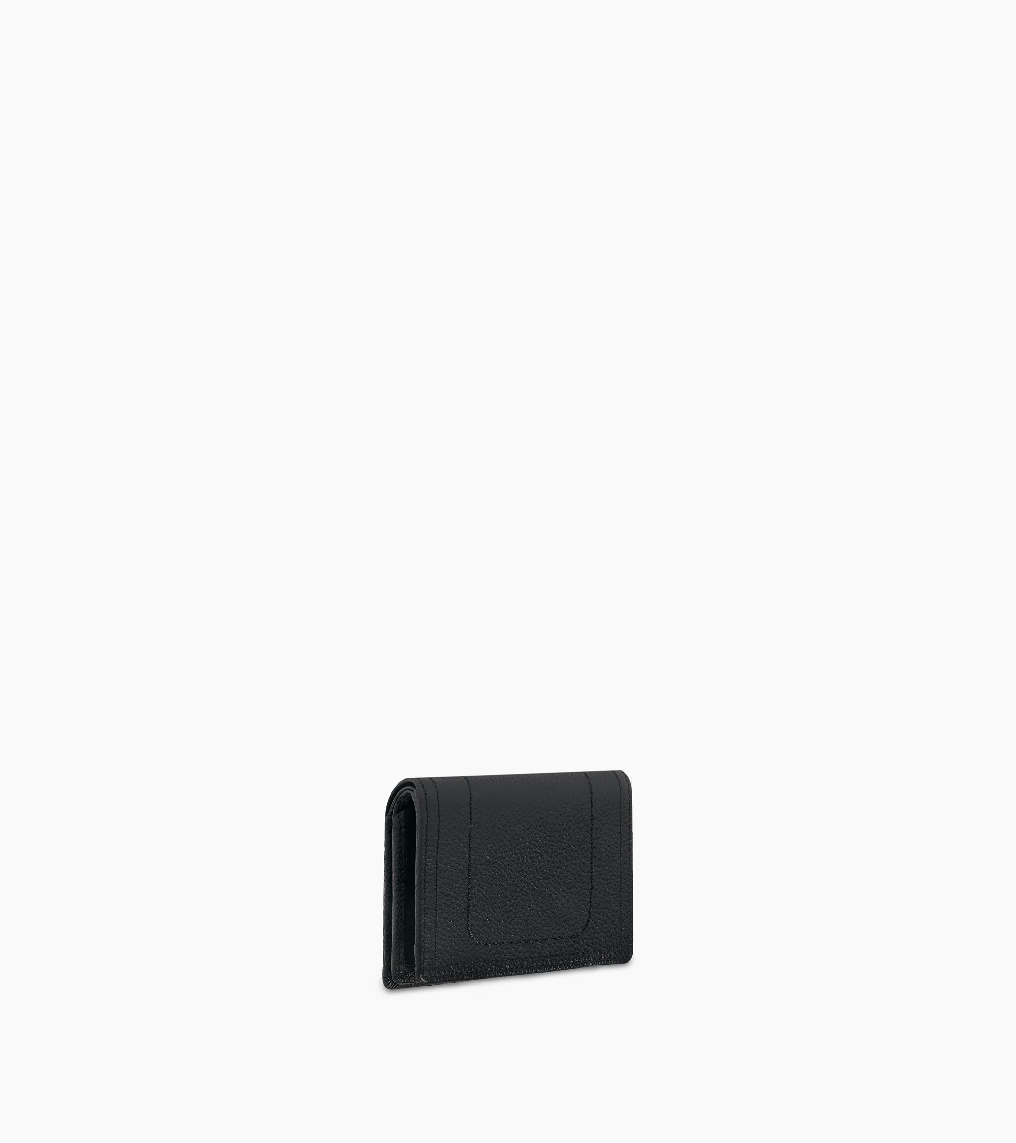Ella small wallet in grained leather - Image 5