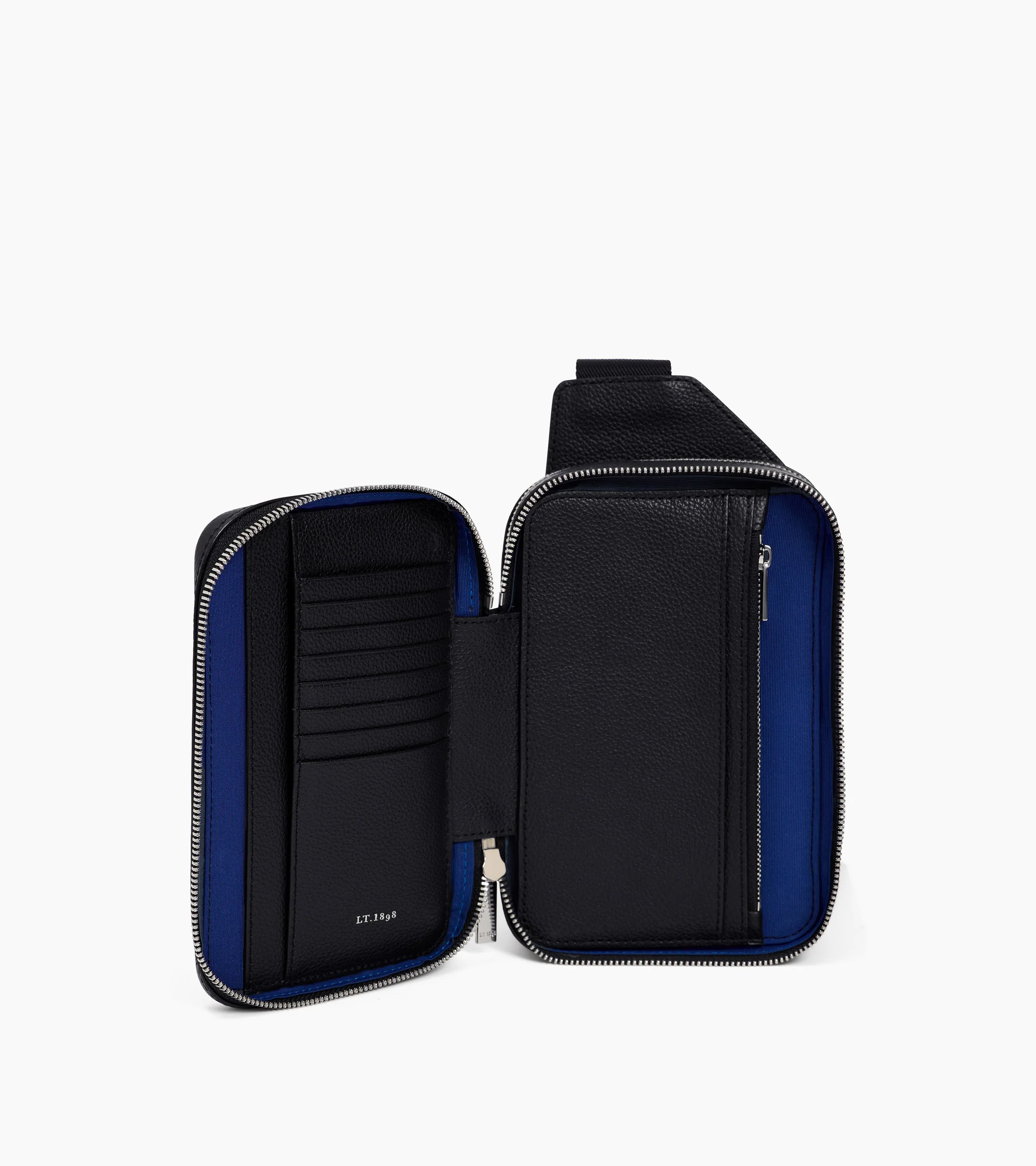 Emile sling bag in grained leather - Image 3