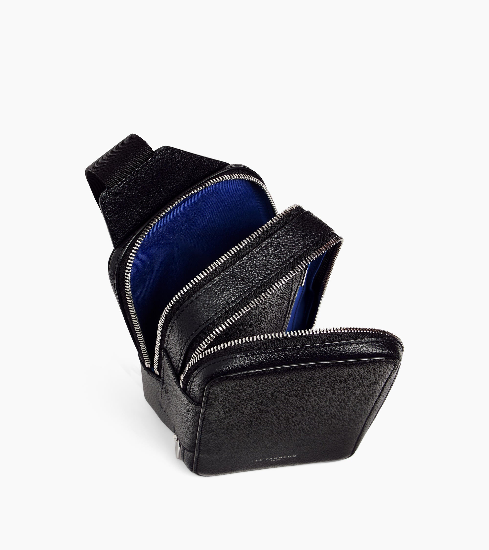 Emile sling bag in grained leather - Image 4