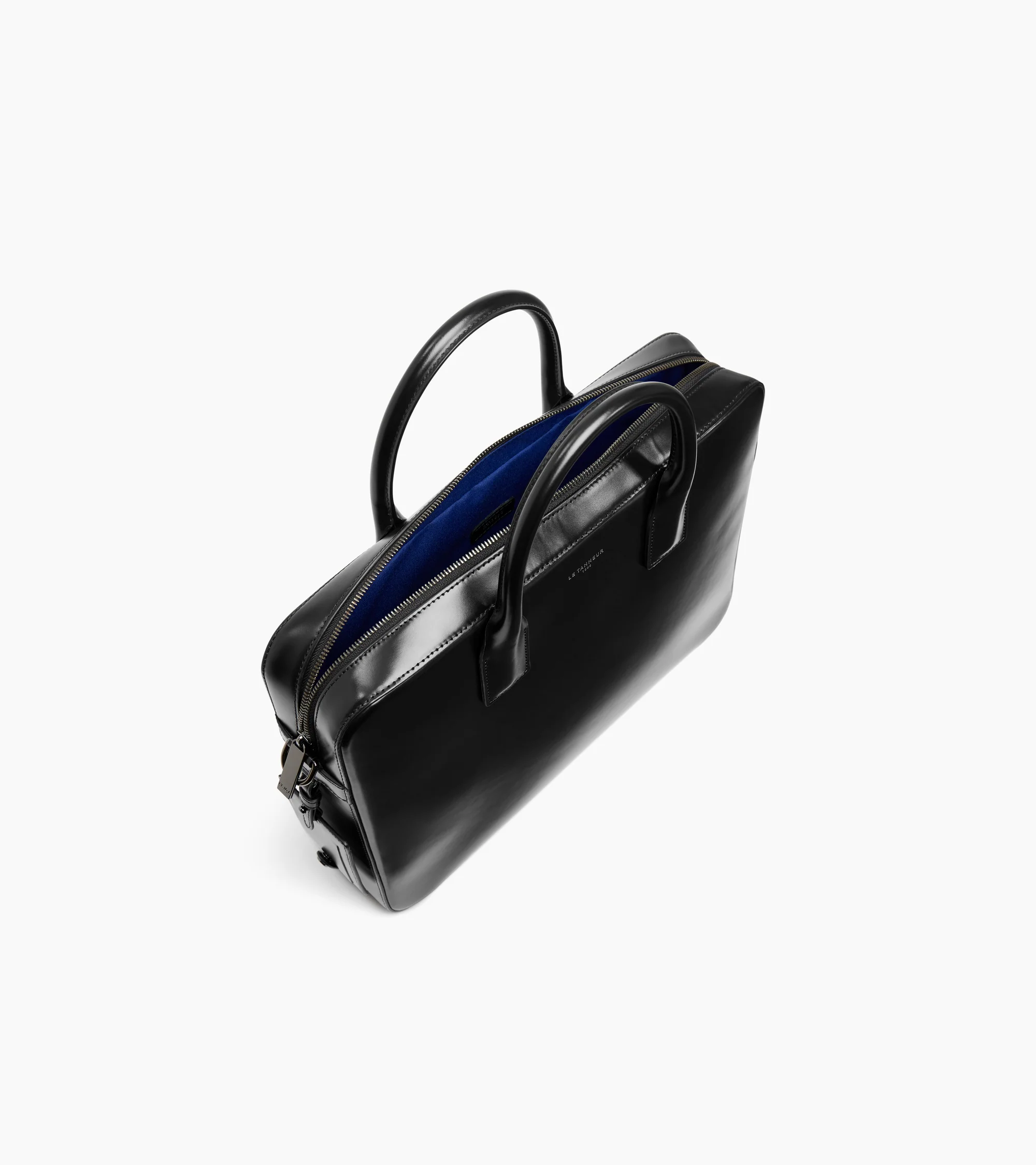 Emile slim 15" document box-effect case in smooth leather - Image 3