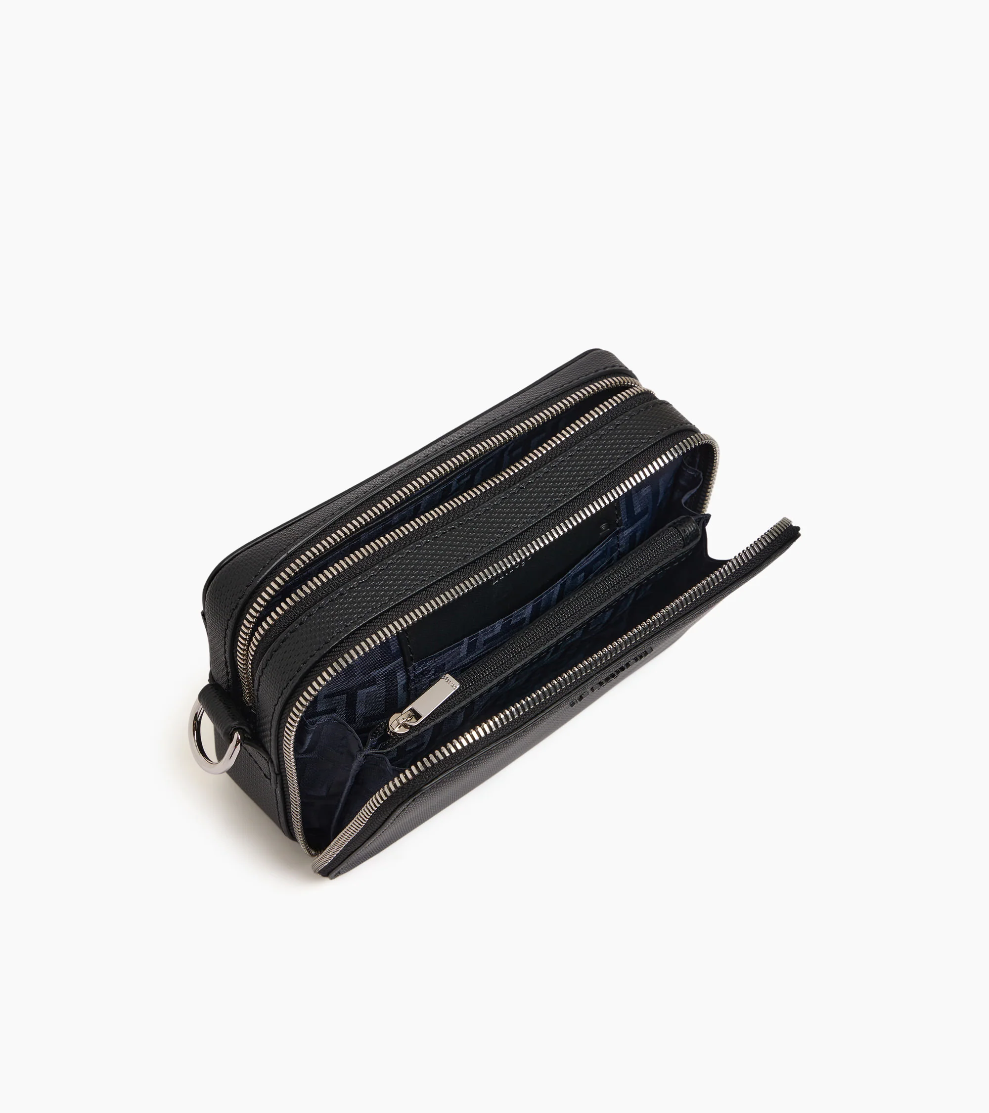 Emile small 2-compartment pouch in signature T leather - Image 3