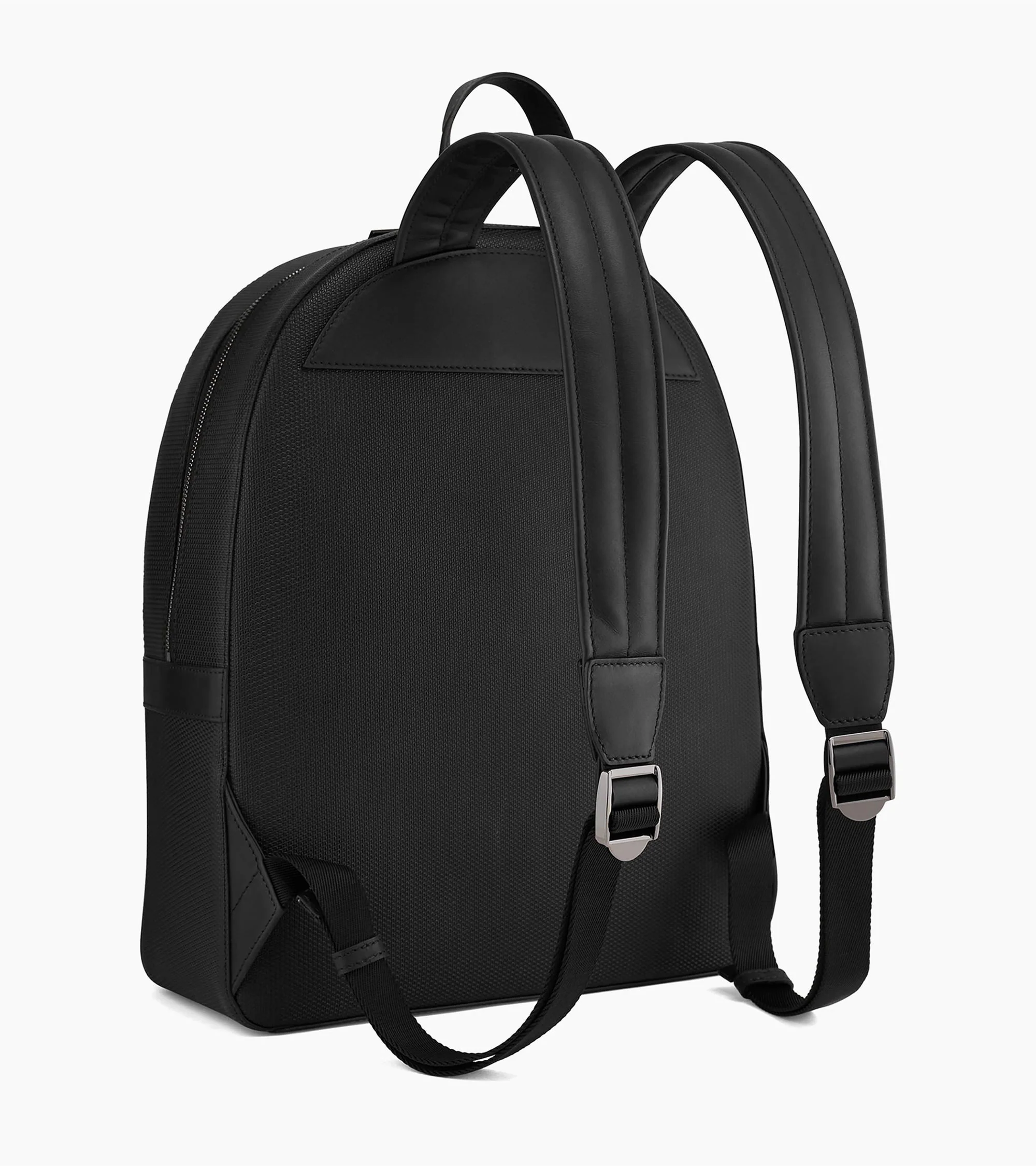 Emile zipped leather backpack in signature T leather - Image 4