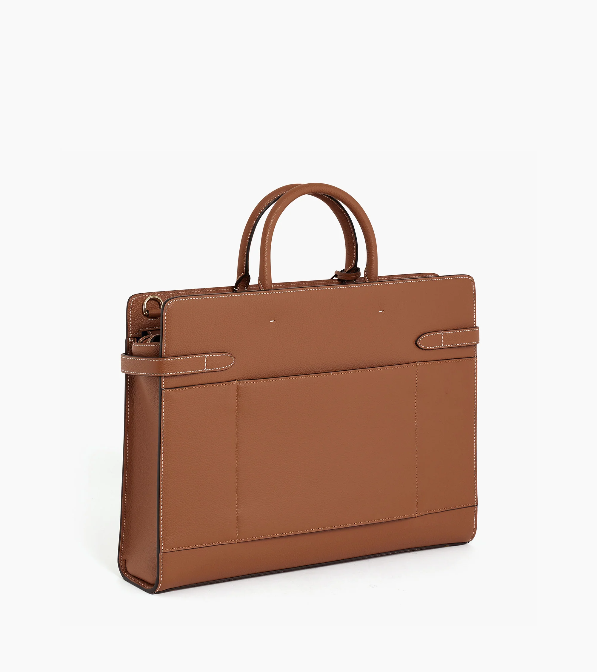 Emilie briefcase in grained leather - Image 5