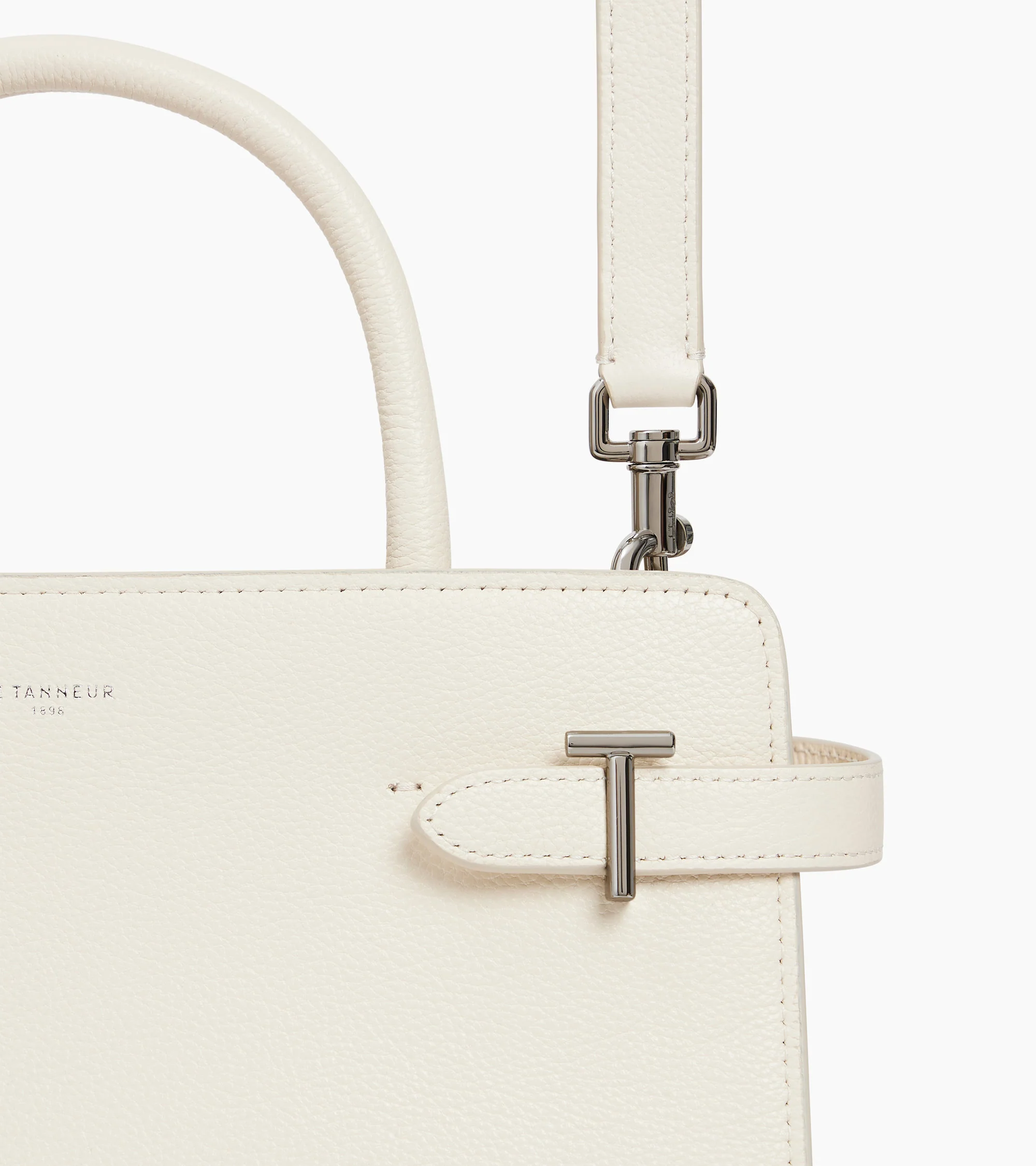 Emilie medium-sized handbag in grained leather - Image 3