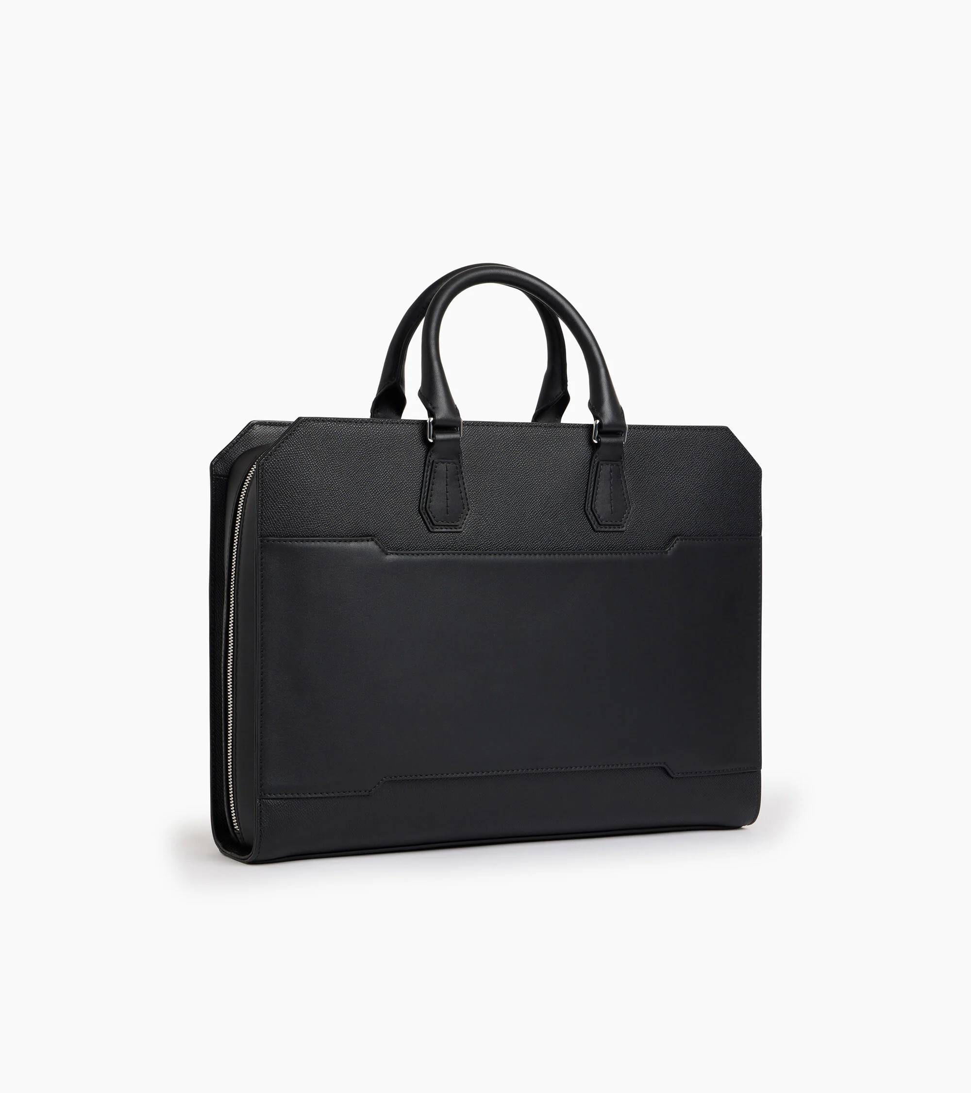 Gaston 15" briefcase in cross grain leather - Image 6
