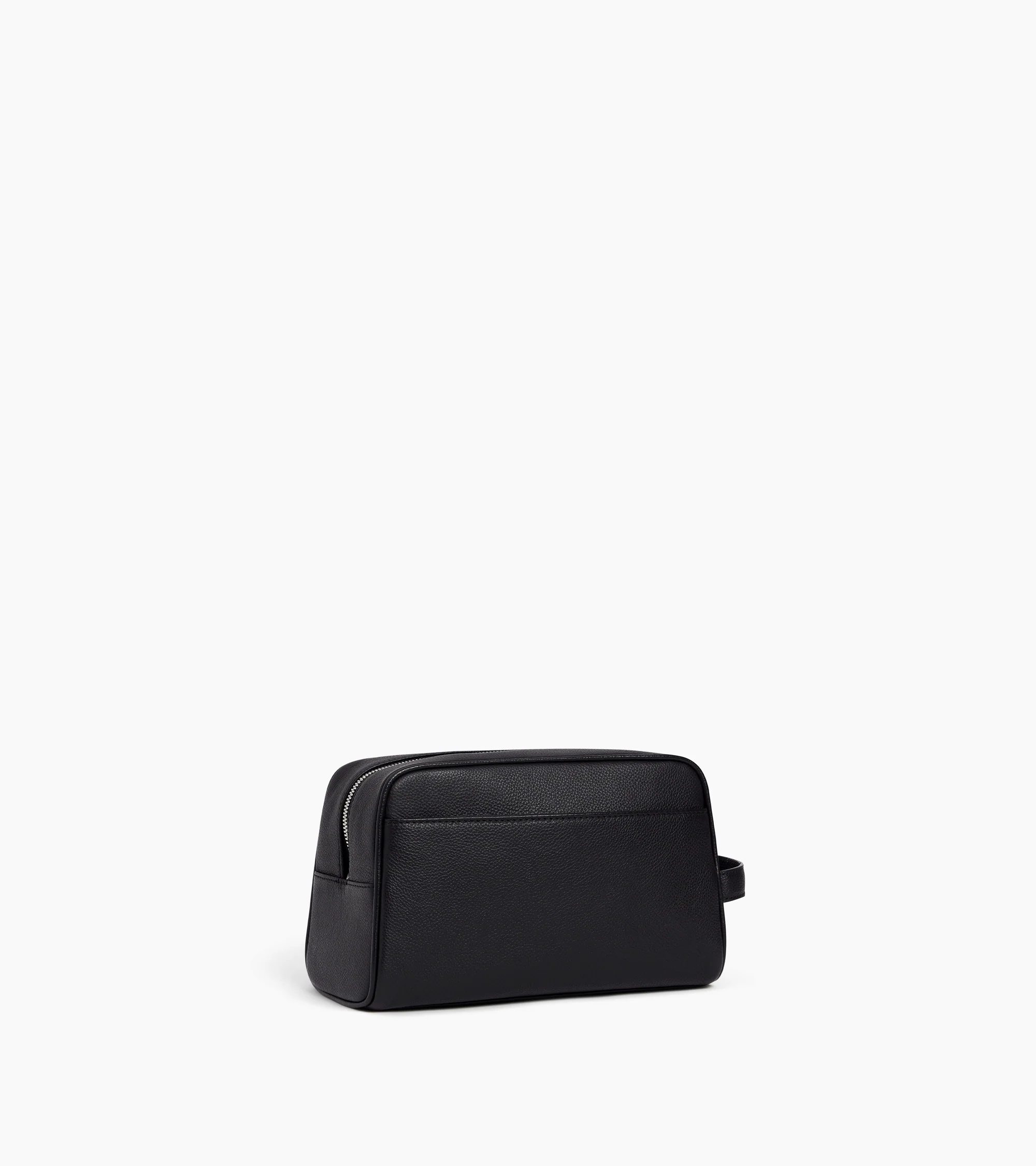 Toiletry bag in grained leather - Image 4