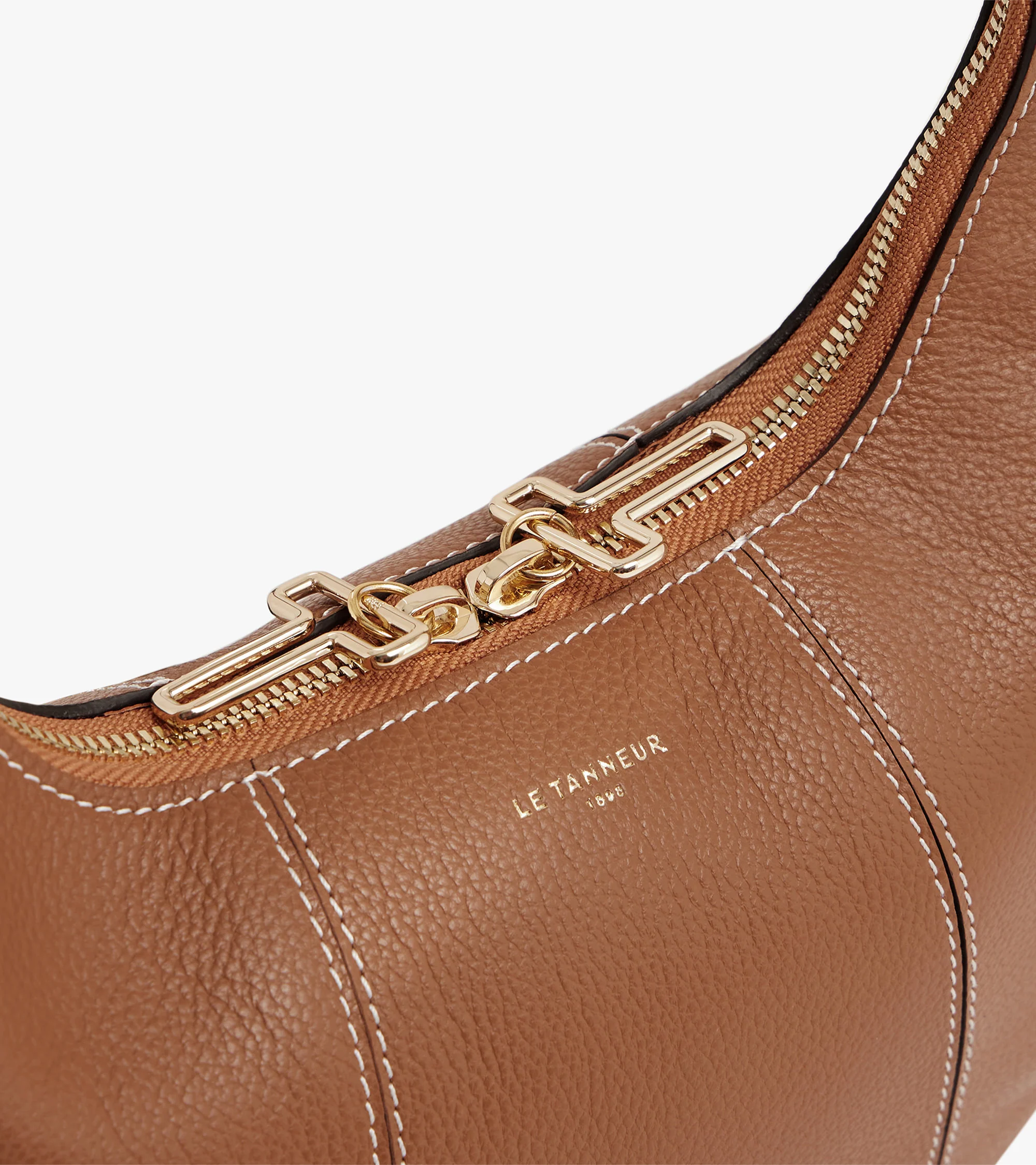 Juliette medium hobo bag in grained leather - Image 3