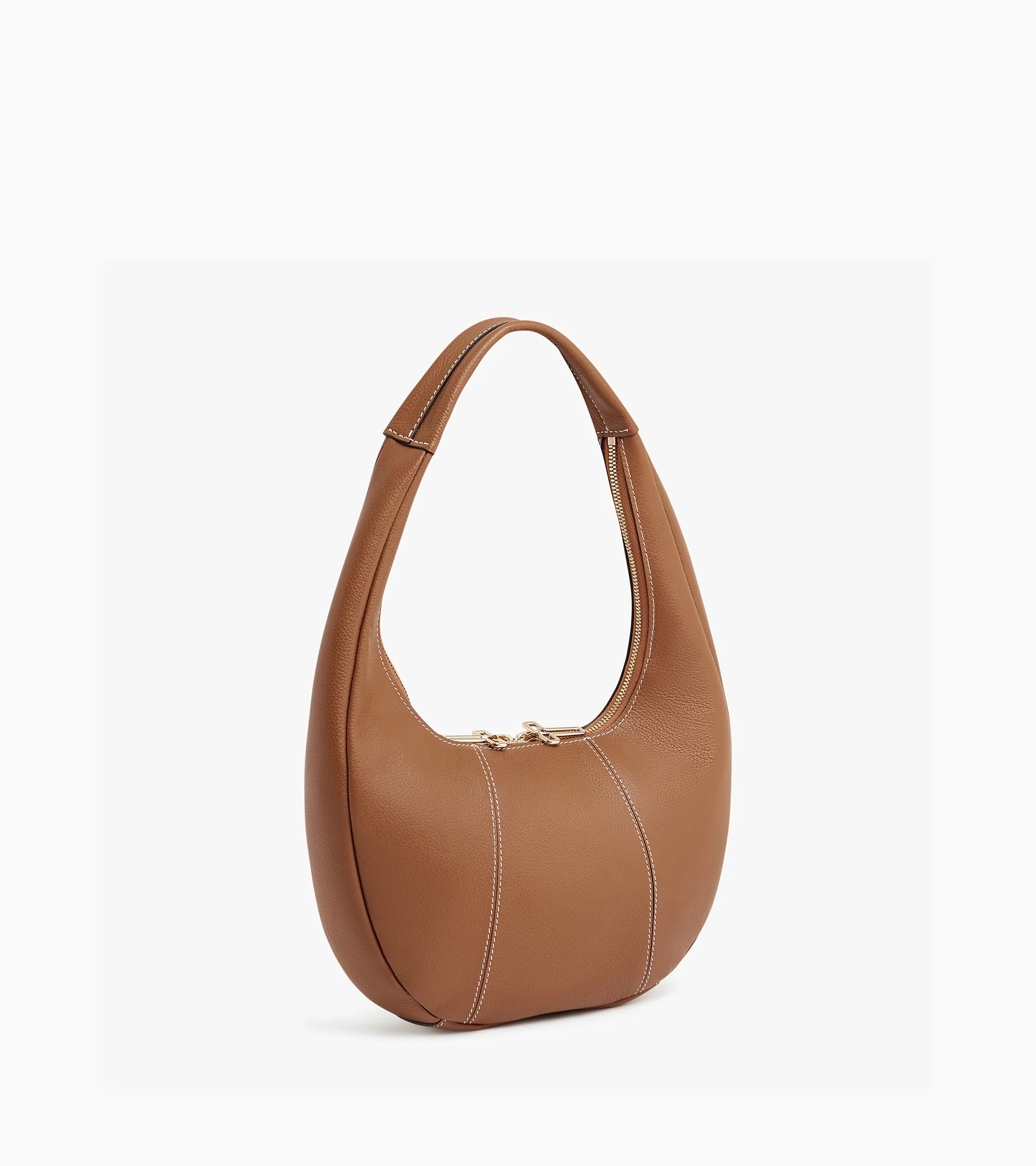 Juliette medium hobo bag in grained leather - Image 5