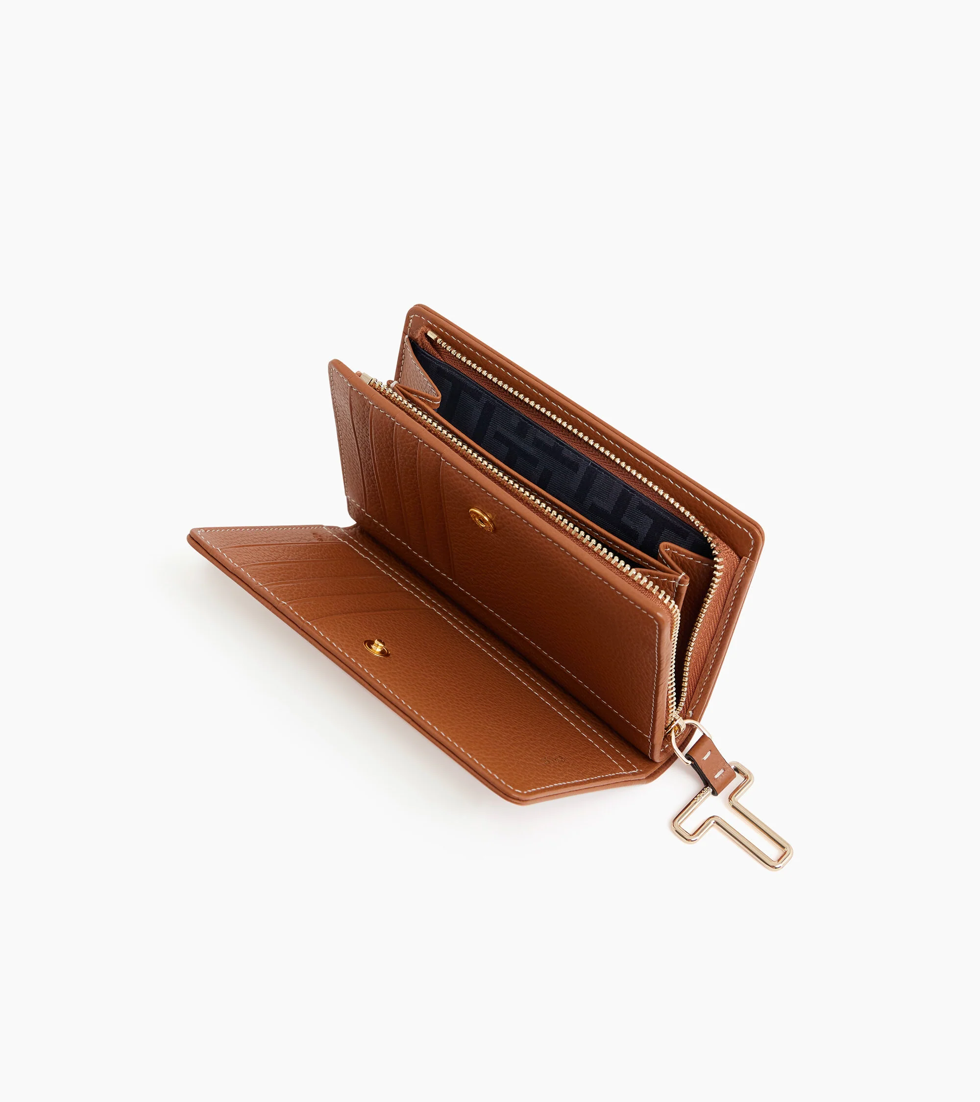 Juliette medium wallet in grained leather - Image 3