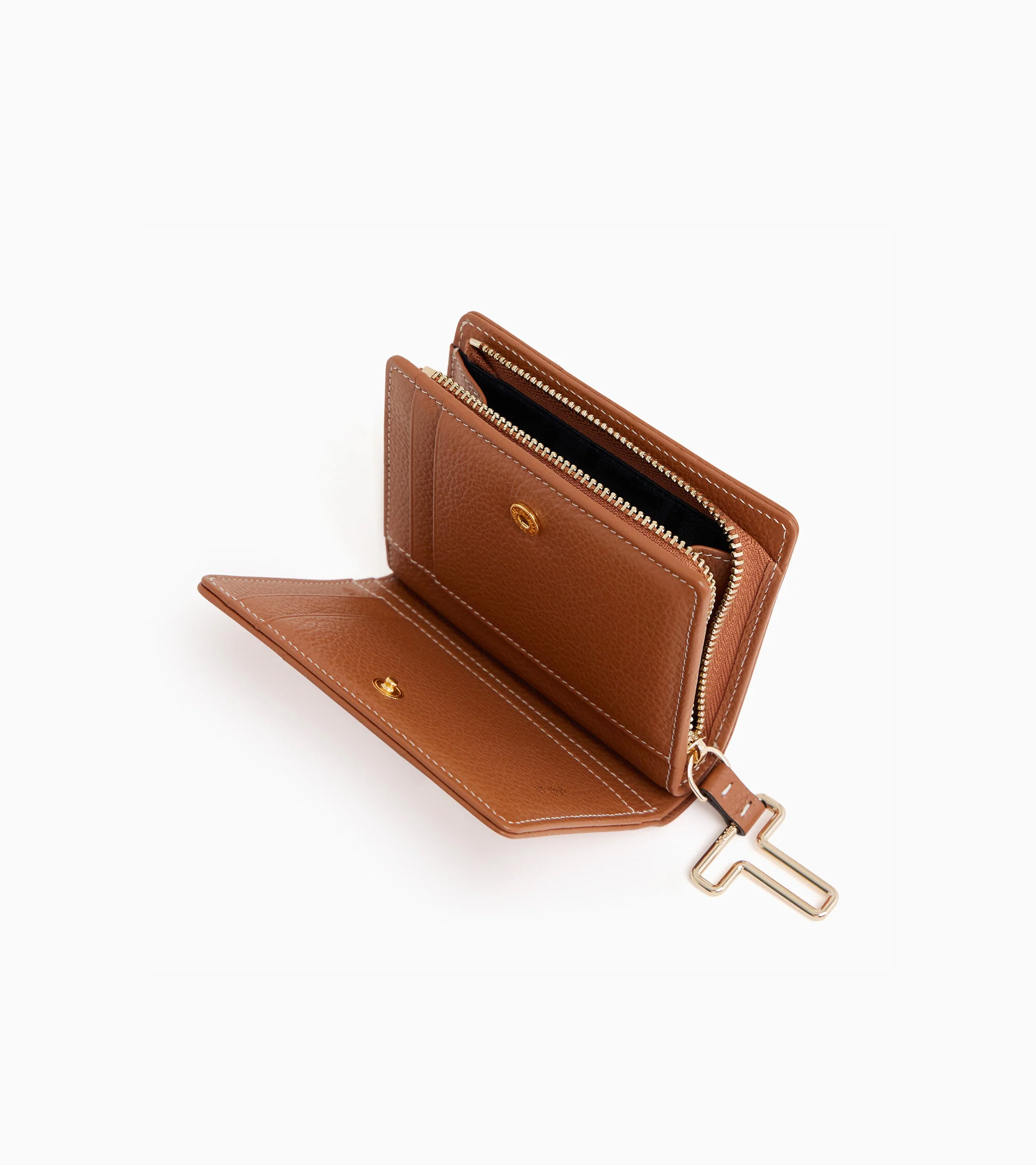 Juliette small wallet in grained leather - Image 3