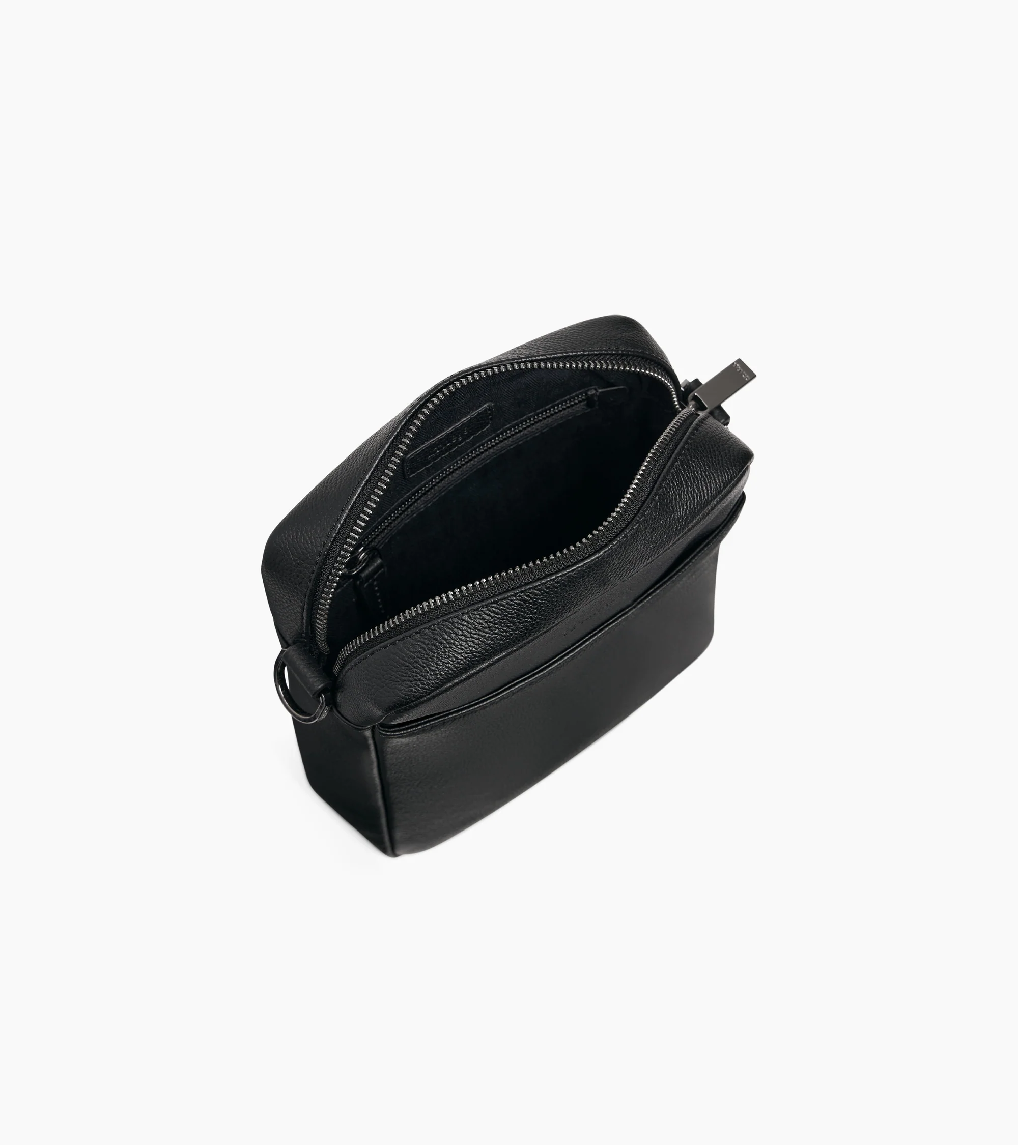 Marceau small zipped satchel in grained leather - Image 3