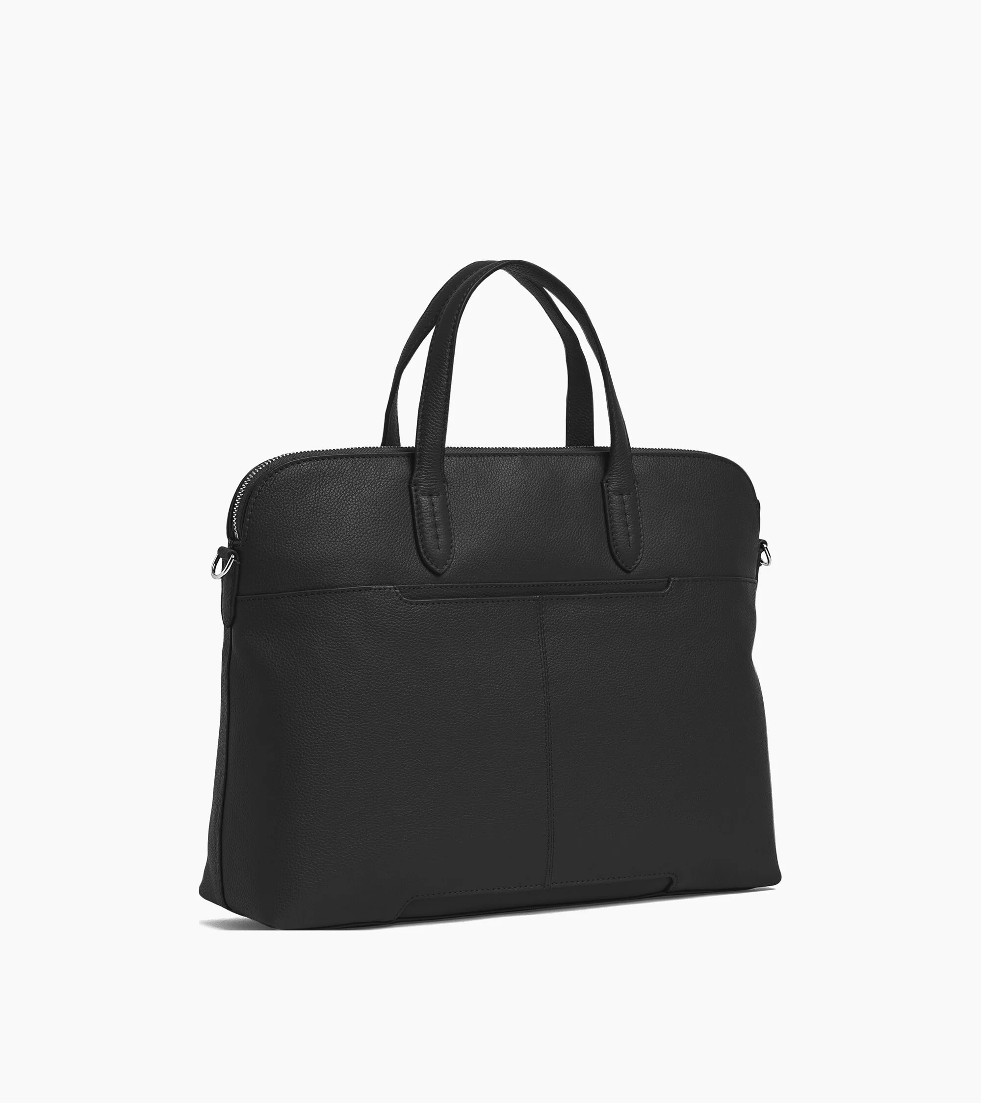Sophie 15" briefcase with 1 gusset in grained leather - Image 3